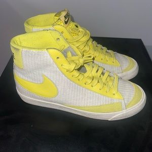 Lime Green Texture Nikes